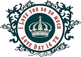 印花矢量图 文字 色彩 节日喜庆 英文 免费素材