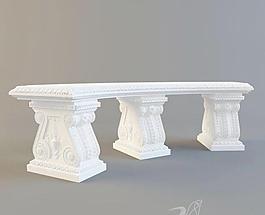 Bench Stone Decor 石雕条凳