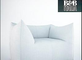 B&B Le bambole 07 armchair 个性的单人沙发