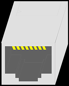 以太网连接器RJ-45兰女