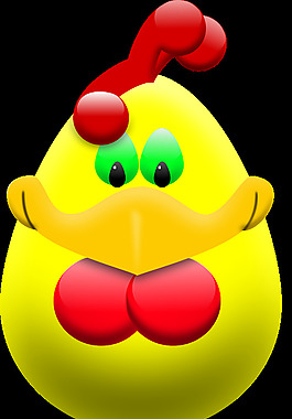 复活节蛋的母鸡