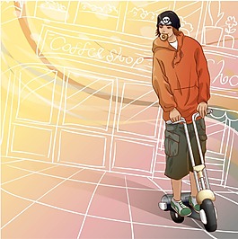 单车男生
