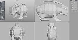 Grenade Bunny 3D Resource 手雷班尼