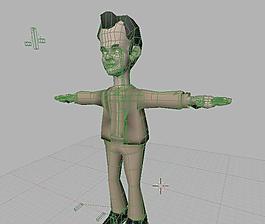 Blender: Tom Hanks (IK) Character Rig 卡通人物模型