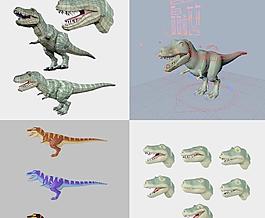 Reginald T. Rex 霸王龙 blender模型