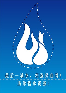 珍惜水資源公益宣傳廣告