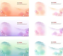 名片设计模板矢量图