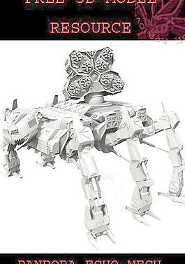 3D MODEL - Pandora Echo Mech 机器人