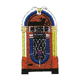 绣花 钟表 金黄色 蓝色 免费素材