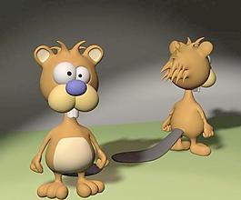 卡通海狸图片 卡通海狸素材 卡通海狸模板免费下载 六图网