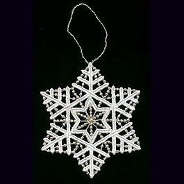 绣花 色彩 白色 黑色 雪花 免费素材