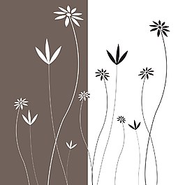 小花无框画