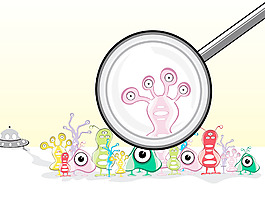 丰富多彩的外星人的背景