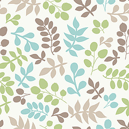 树叶主题无缝模式