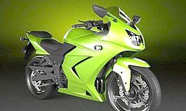超高精细模型 SportBike 摩托车
