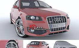 奥迪 Audi S3 c4d精模