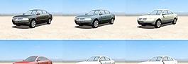 TRAFFIC – Low Poly Pretextured Vehicles 交通工具系列（低模）大众 Sedan VP