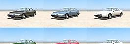 TRAFFIC – Low Poly Pretextured Vehicles （低模）本田 Honda Sedan HA