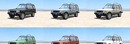 TRAFFIC – Low Poly Pretextured Vehicles 交通工具低模系列 路虎Land Rover SUV LD