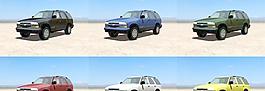TRAFFIC – Low Poly Pretextured Vehicles 交通工具系列（低模）雪佛兰SUV CB