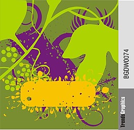 花纹边框印花素材