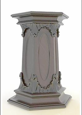 Chelini Art.133 Nero a Stand Column Base 装饰柱子 木柱