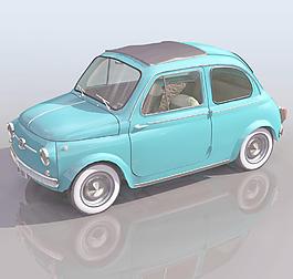 FIAT5 小轿车模型034
