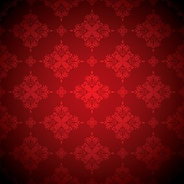 红色背景图案