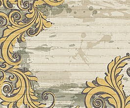 画花卉背景矢量插画