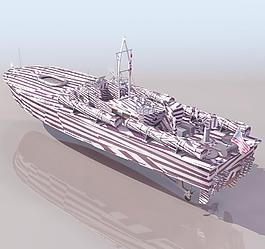 PT32 船模型09