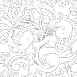 与老式的花朵图案矢量元素