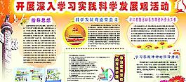 科学发展展板图片