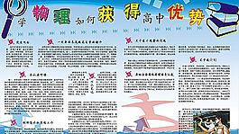 物理学习宣传栏图片