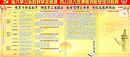 职业学校学习实践科学发展观专栏图片