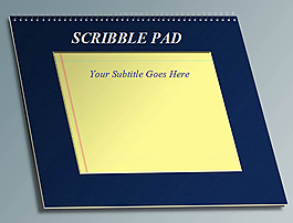 笔记本风格商务PPT模板