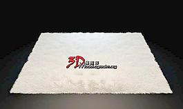 Carpets 白色绒毛地毯 沙发地毯 01