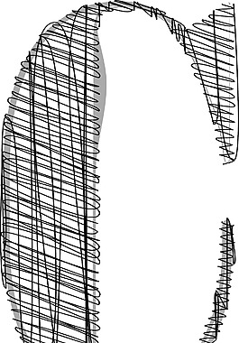 手绘字体矢量插画