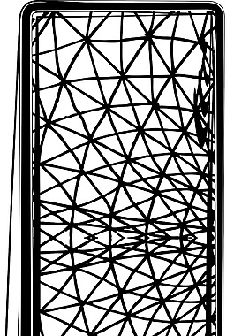衬线字体的矢量插图