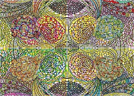 手绘背景矢量插画