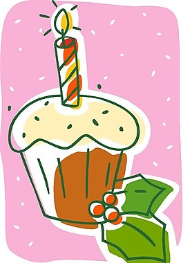 位图 节日喜庆 生日蛋糕 色彩 红色 免费素材