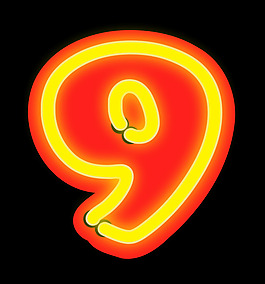霓虹numerals-9