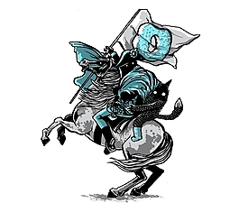 位图 插画 抽象 骏马 色彩 免费素材