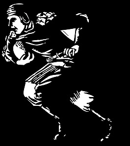 旧时代的足球运动员