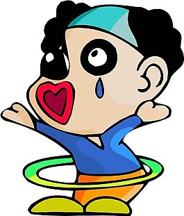 位图 人物 卡通人物 可爱卡通 抽象 免费素材