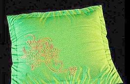 翠绿色方形 绣枕 Pillow 16