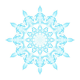 雪花矢量艺术