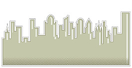 现代城市建筑的形状