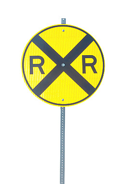 铁路道口标志牌