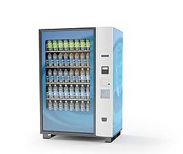 beverage vending machine 饮料自动售货机 蓝色大号16