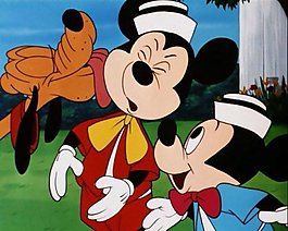 位图 米老鼠 米奇 布鲁托 黑色 免费素材